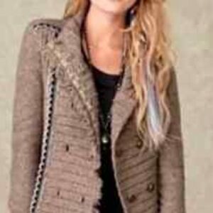 Free People Admiral Brown Cardigan! Beautiful! Warm.. Free People